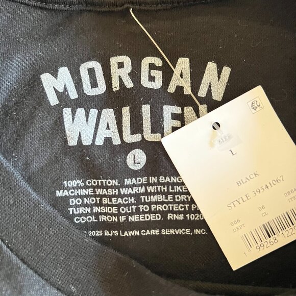 Morgan Wallen - I'm The Problem (Target Exclusive) Tee Size L & CD w/fishing ID - Picture 3 of 6